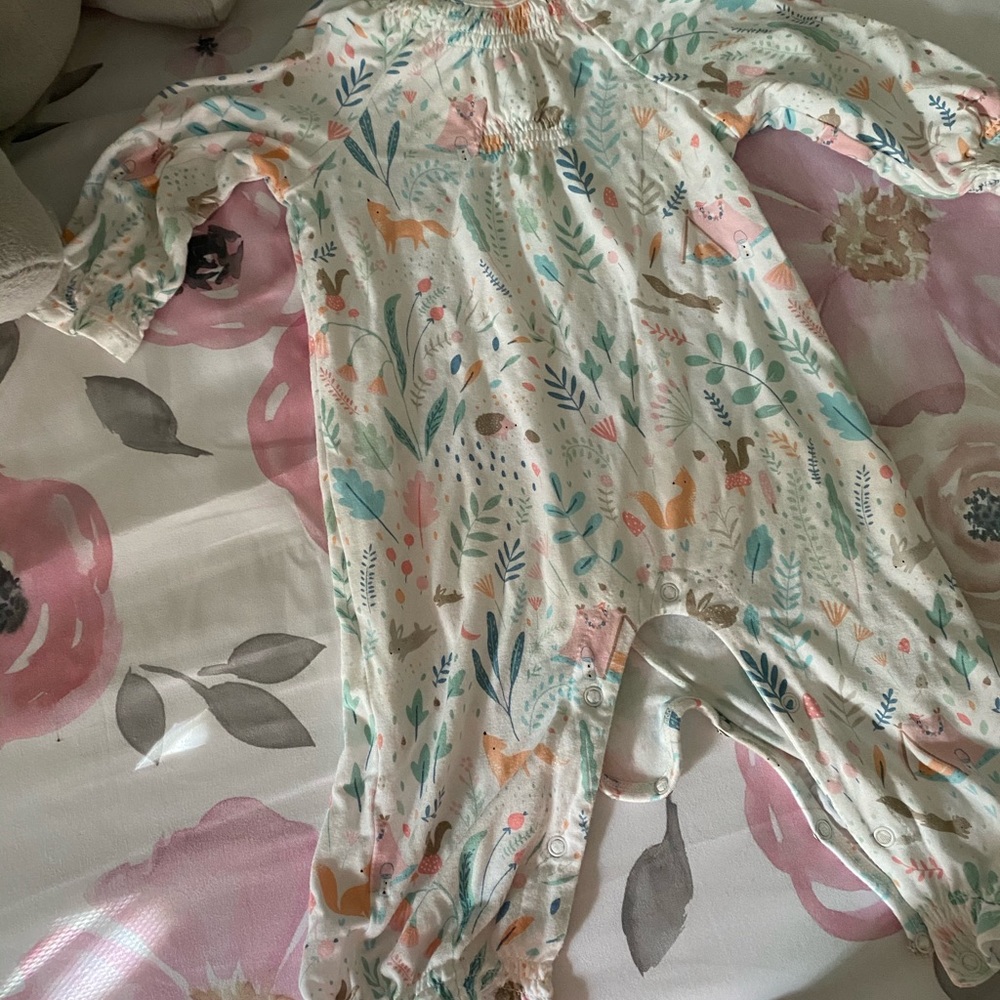 Angel Dear baby pant snap onesie